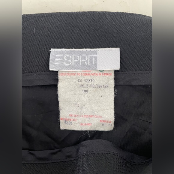 4/25 Black Esprit Mini Skirt - Picture 5 of 8